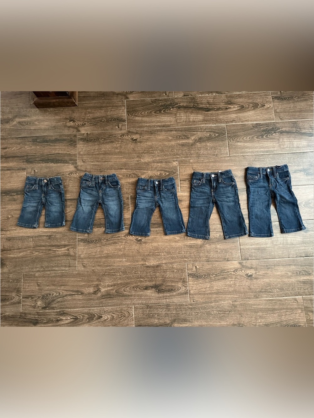 Wrangler Baby Boy Adjustable Waist Western Blue Jean 0-3 - 12 mo